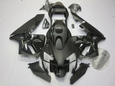 03-04 Matt Schwarz CBR600RR Motorrad Verkleidung