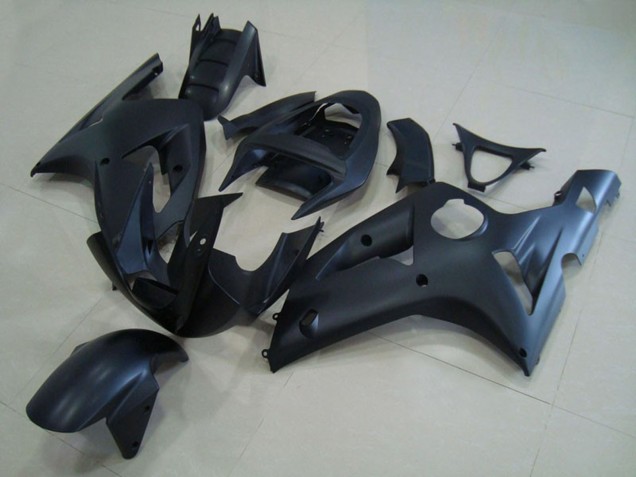 03-04 Matt Schwarz ZX6R Motorrad Verkleidung