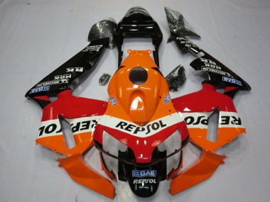 03-04 OEM Stil Repsol CBR600RR Motorrad Verkleidung