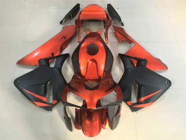 03-04 Orange & Matt Schwarz CBR600RR Motorrad Verkleidung