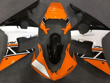 03-04 Orange Weiß & Schwarz R6 Motorrad Verkleidung