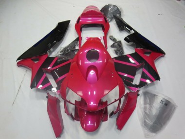 03-04 Pink & Schwarz CBR600RR Motorrad Verkleidung
