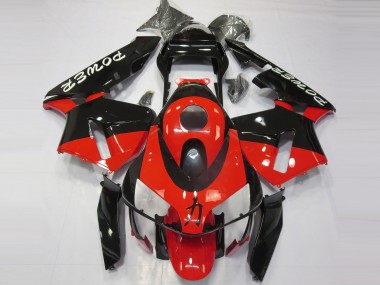 03-04 Rot Black Power CBR600RR Motorrad Verkleidung