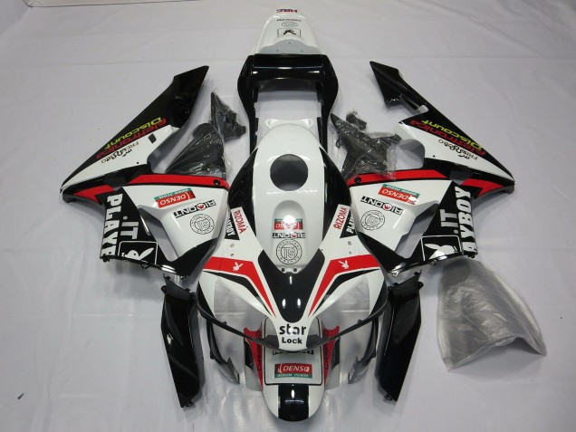 03-04 Rot Playboy CBR600RR Motorrad Verkleidung