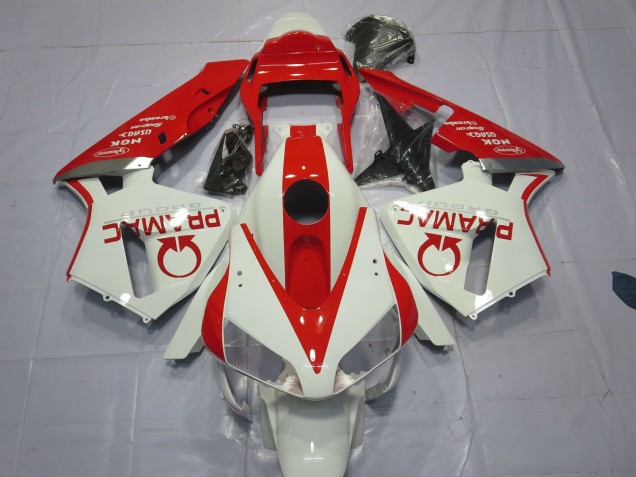 03-04 Weiß & Rot Pramac CBR600RR Motorrad Verkleidung