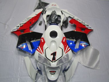 03-04 Rot Weiß Schwarz & Blau CBR600RR Motorrad Verkleidung
