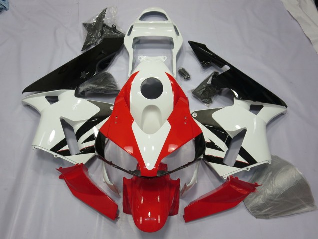 03-04 Weiß Rot & Schwarz CBR600RR Motorrad Verkleidung 03-04 Weiß Rot & Schwarz CBR600RR Motorrad Verkleidung