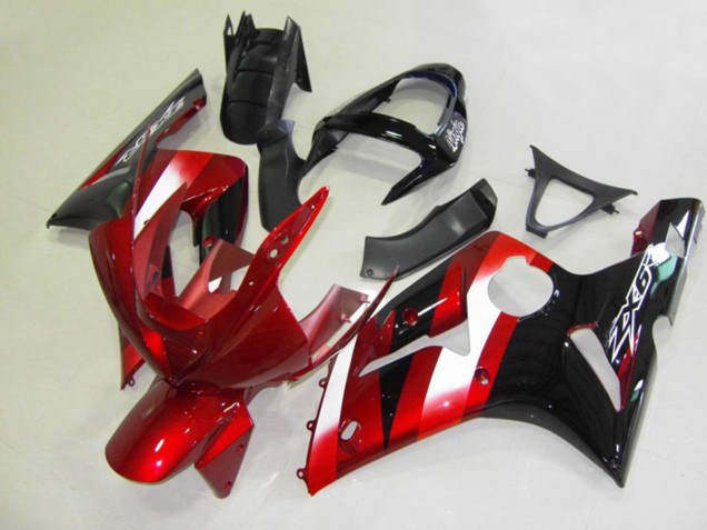 03-04 Rot & Schwarz ZX6R Motorrad Verkleidung 03-04 Rot & Schwarz ZX6R Motorrad Verkleidung