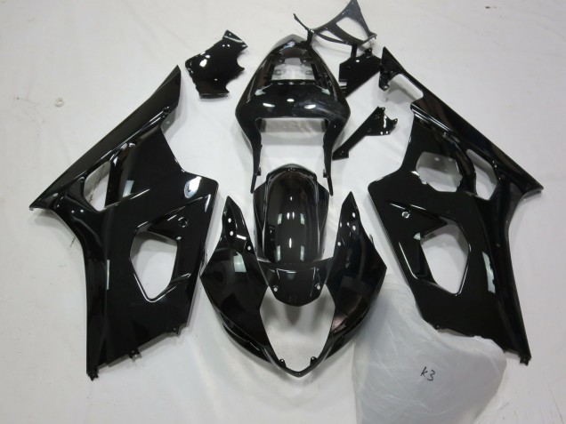 03-04 Schwarz Glänzend GSXR 1000 Motorrad Verkleidung 03-04 Schwarz Glänzend GSXR 1000 Motorrad Verkleidung