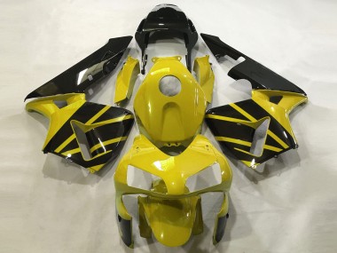 03-04 Senfgelb & Schwarz Glänzend CBR600RR Motorrad Verkleidung