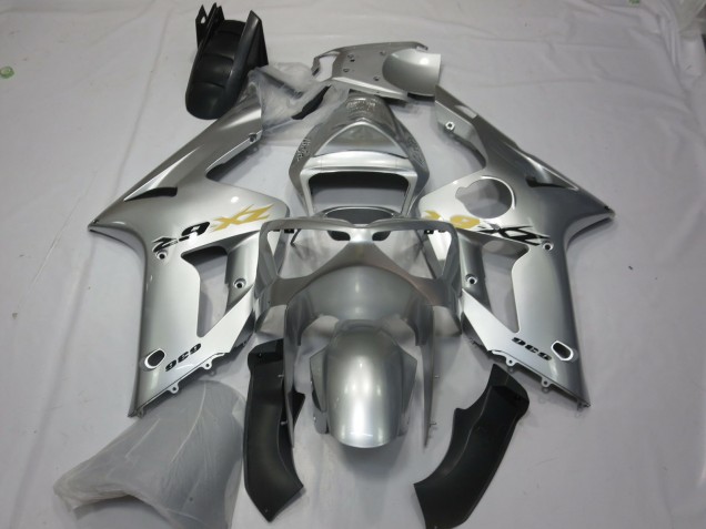 03-04 Silber OEM Stil ZX6R Motorrad Verkleidung