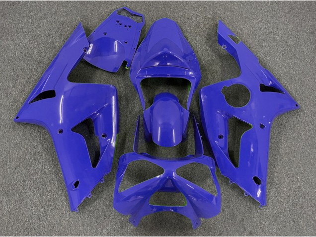 03-04 Tiefes Blau Schlicht ZX6R Motorrad Verkleidung