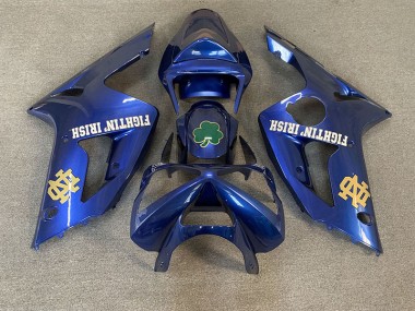 03-04 Tiefes Blau ZX6R Motorrad Verkleidung