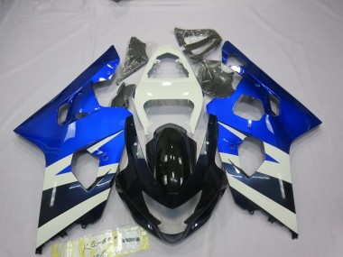 04-05 Blauweiß GSXR 600-750 Motorrad Verkleidung