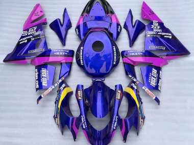 04-05 Blau & Pink Trickstar ZX10R Motorrad Verkleidung