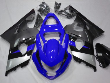 04-05 Blau & Silber GSXR 600-750 Motorrad Verkleidung