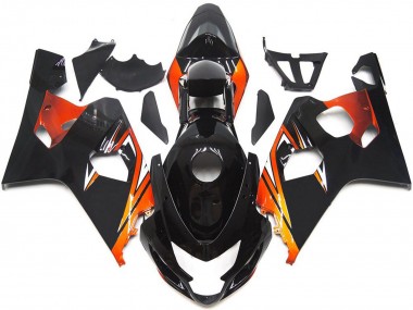 04-05 Bronze Orange OEM Stil Benutzerdefiniert GSXR 600-750 Motorrad Verkleidung