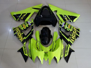 04-05 Custom High Viz Gelb ZX10R Motorrad Verkleidung