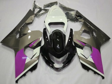 04-05 Glänzend Grau GSXR 600-750 Motorrad Verkleidung