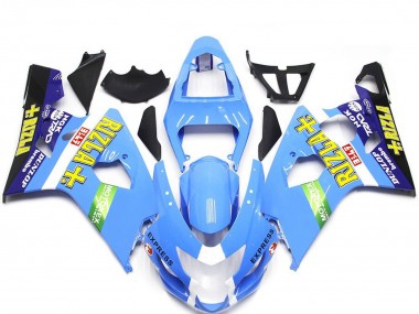 04-05 Hellblau Rizla Stil GSXR 600-750 Motorrad Verkleidung