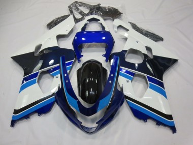 04-05 Hellblau Weiß & Schwarz GSXR 600-750 Motorrad Verkleidung
