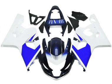 04-05 Helles Weiß & Blau GSXR 600-750 Motorrad Verkleidung