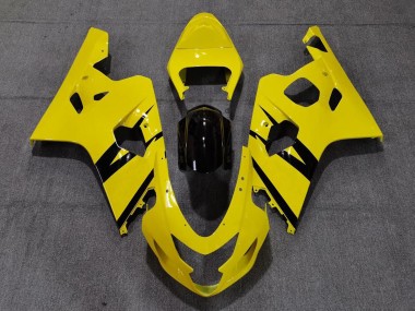 04-05 Leuchtend Gelb Glänzend Custom OEM Stil GSXR 600-750 Motorrad Verkleidung