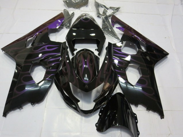 04-05 Lila Flamme GSXR 600-750 Motorrad Verkleidung 04-05 Lila Flamme GSXR 600-750 Motorrad Verkleidung