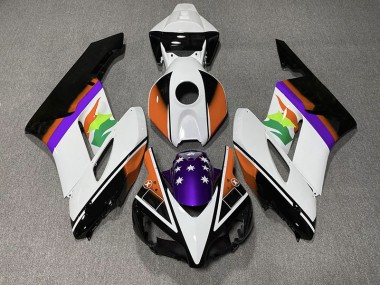 04-05 Orange & Lila Flagge CBR1000RR Motorrad Verkleidung