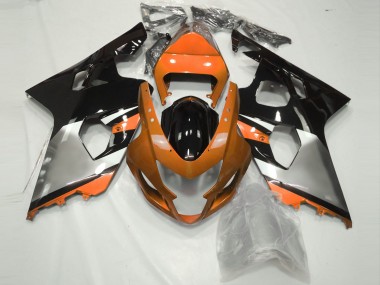 04-05 Orange Silber & Schwarz GSXR 600-750 Motorrad Verkleidung