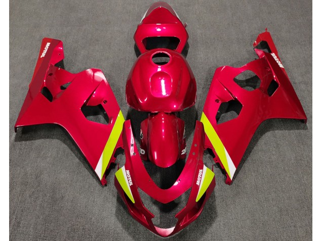 04-05 Rot Glänzend GSXR 600-750 Motorrad Verkleidung 04-05 Rot Glänzend GSXR 600-750 Motorrad Verkleidung