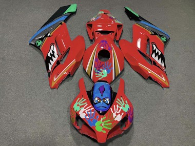 04-05 Rot Hai CBR1000RR Motorrad Verkleidung