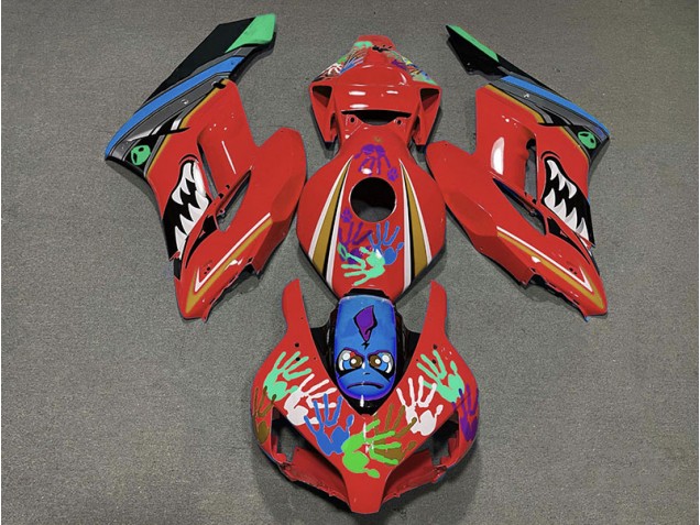 04-05 Rot Hai CBR1000RR Motorrad Verkleidung