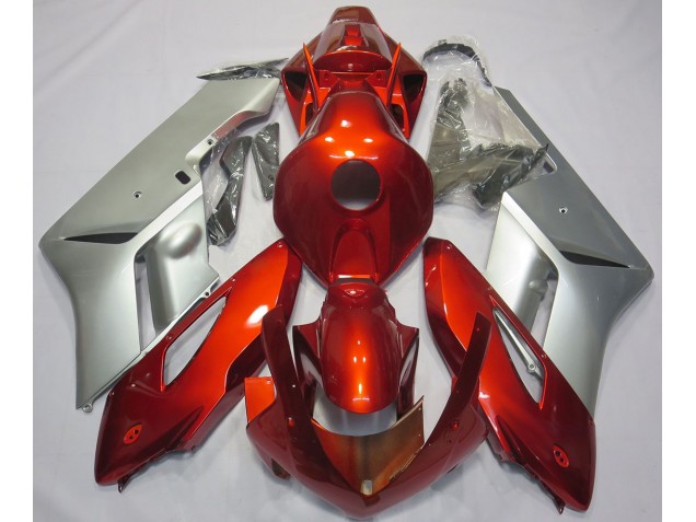 04-05 Rot-Silber CBR1000RR Motorrad Verkleidung