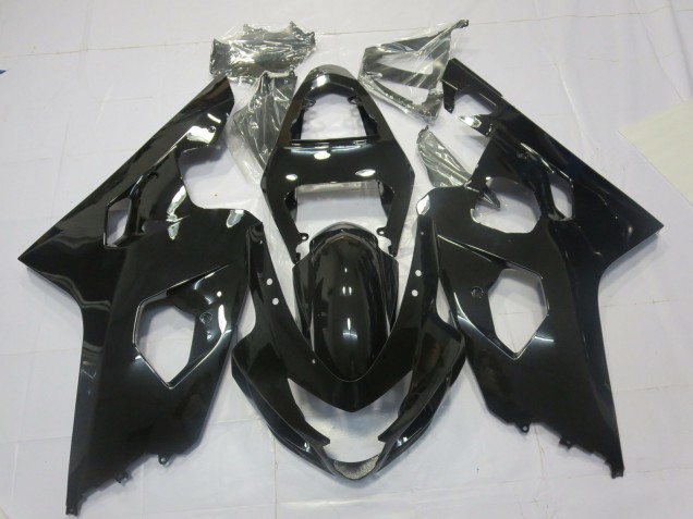 04-05 Schwarz Glänzend GSXR 600-750 Motorrad Verkleidung 04-05 Schwarz Glänzend GSXR 600-750 Motorrad Verkleidung