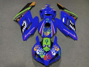 04-05 Tiefes Blauer Hai CBR1000RR Motorrad Verkleidung