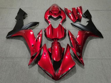 04-06 Candy-Rot & Schwarz R1 Motorrad Verkleidung