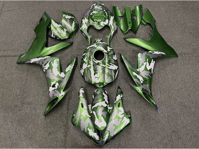 04-06 Dunkelgrün Tarnung R1 Motorrad Verkleidung 04-06 Dunkelgrün Tarnung R1 Motorrad Verkleidung