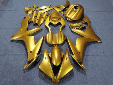 04-06 Glänzend Gold R1 Motorrad Verkleidung