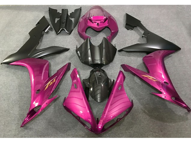 04-06 Pink & Kohlefaser Stil R1 Motorrad Verkleidung 04-06 Pink & Kohlefaser Stil R1 Motorrad Verkleidung