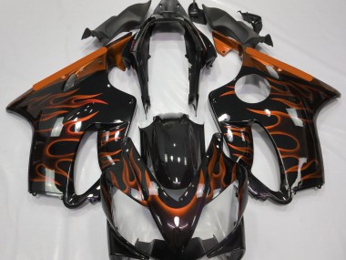 04-07 Orange Flamme CBR600 F4i Motorrad Verkleidung