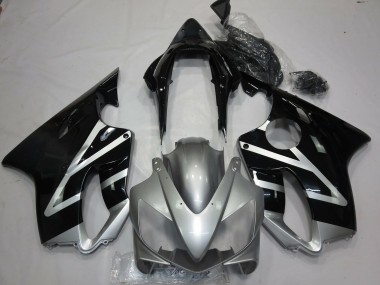 04-07 Silber & Schwarz CBR600 F4i Motorrad Verkleidung
