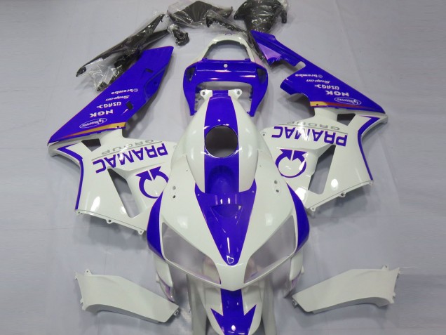 05-06 Blau & Weiß Custom CBR600RR Motorrad Verkleidung 05-06 Blau & Weiß Custom CBR600RR Motorrad Verkleidung