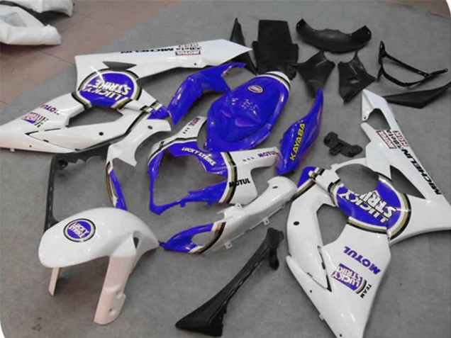 05-06 Blau Lucky Strike GSXR 1000 Motorrad Verkleidung 05-06 Blau Lucky Strike GSXR 1000 Motorrad Verkleidung