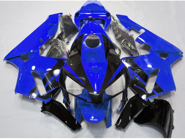 05-06 Design In Glänzendem Blau & Schwarz CBR600RR Motorrad Verkleidung 05-06 Design In Glänzendem Blau & Schwarz CBR600RR Motorrad Verkleidung
