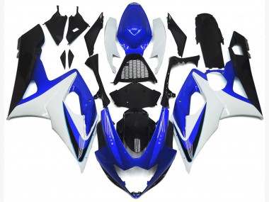 05-06 Glänzend Blau & Weiß GSXR 1000 Motorrad Verkleidung