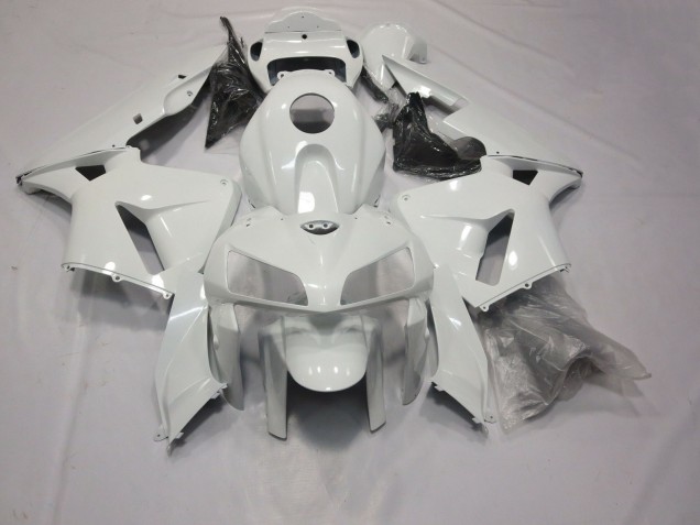 05-06 Glänzend Weiß CBR600RR Motorrad Verkleidung 05-06 Glänzend Weiß CBR600RR Motorrad Verkleidung