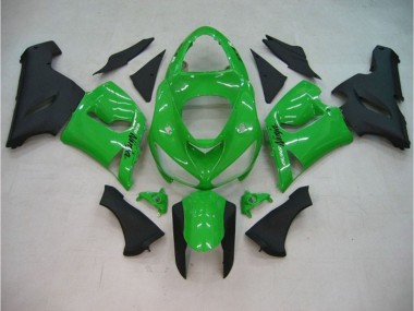 05-06 Glänzend Grün Matt ZX6R Motorrad Verkleidung