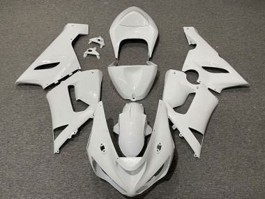 05-06 Glänzend Weiß ZX6R Motorrad Verkleidung