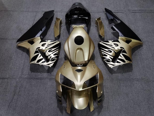 05-06 Goldschwarz CBR600RR Motorrad Verkleidung 05-06 Goldschwarz CBR600RR Motorrad Verkleidung